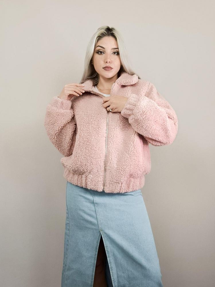 Granular Velvet Frühling und Herbst Damenmode Jacke Einfarbige Jacke