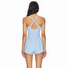 Women's Cross-Border Sports Jumpsuit: Cutout Back Camisole with Yoga Shorts for Comfortable Fitness