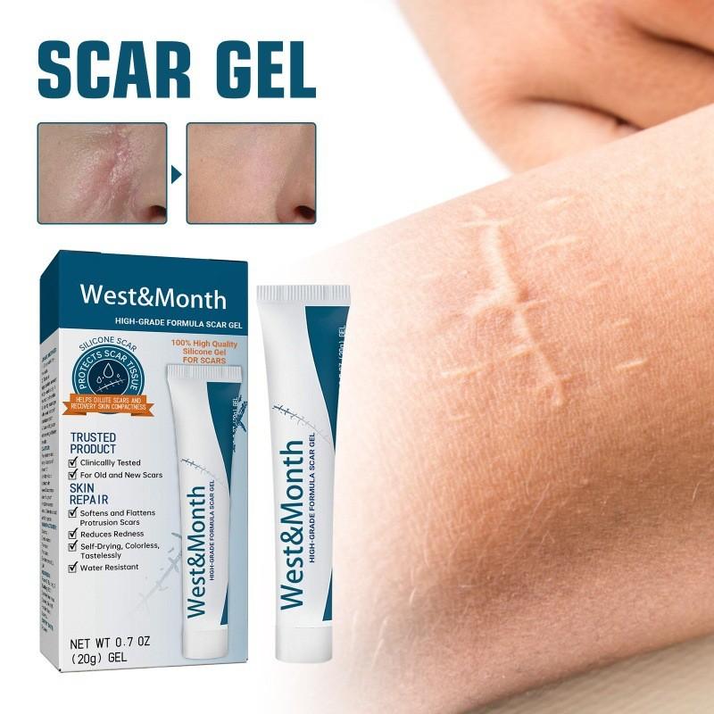 West Month Scar Diminishing Gel For Surgical Scars And Pregnancy Skin Care 20g