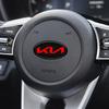 QDIM8 1PCS Car Steering Wheel Center Sticker For Kia K2 K3 K5 Rio Soul Sportage Car Interior Stickers Decoration Accessories