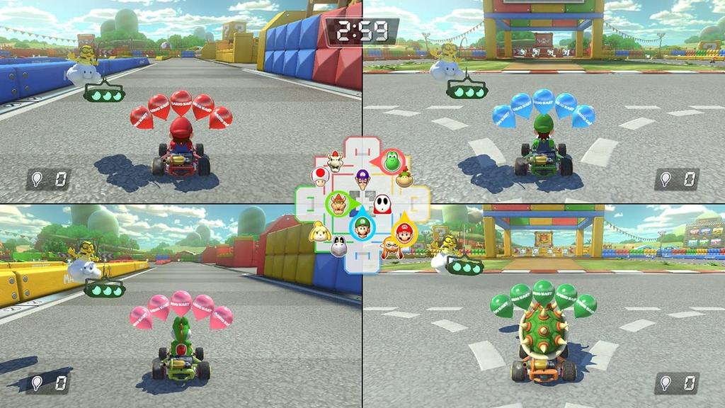 Mario Kart 8 Deluxe Additional Course Pass Switch + -