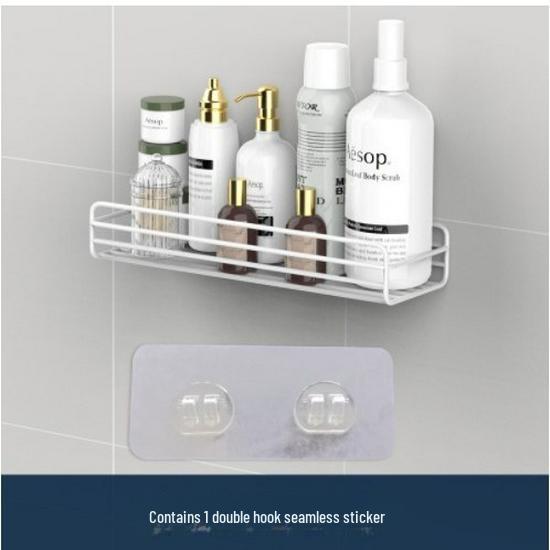 

Многофункциональная железная полка для хранения в ванной и на кухне без сверления