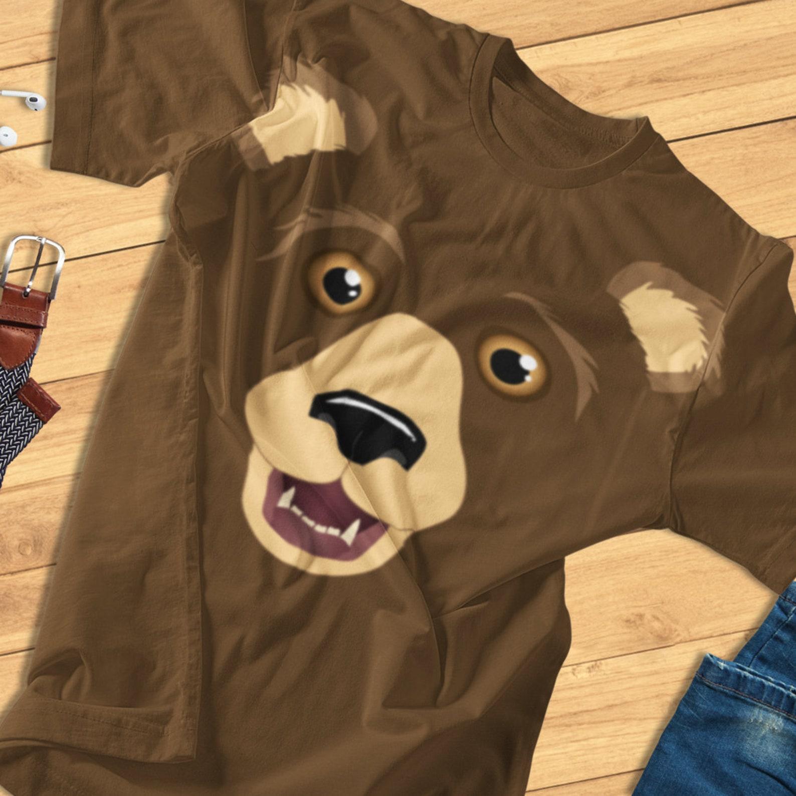 Cute Brown Bear - Simple Costume - Unisex T-Shirt 4XL
