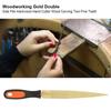 Woodworking Gold Double Side File Hardwood Hand Cutter Wood Carving Tool Fine Teeth(8inch)