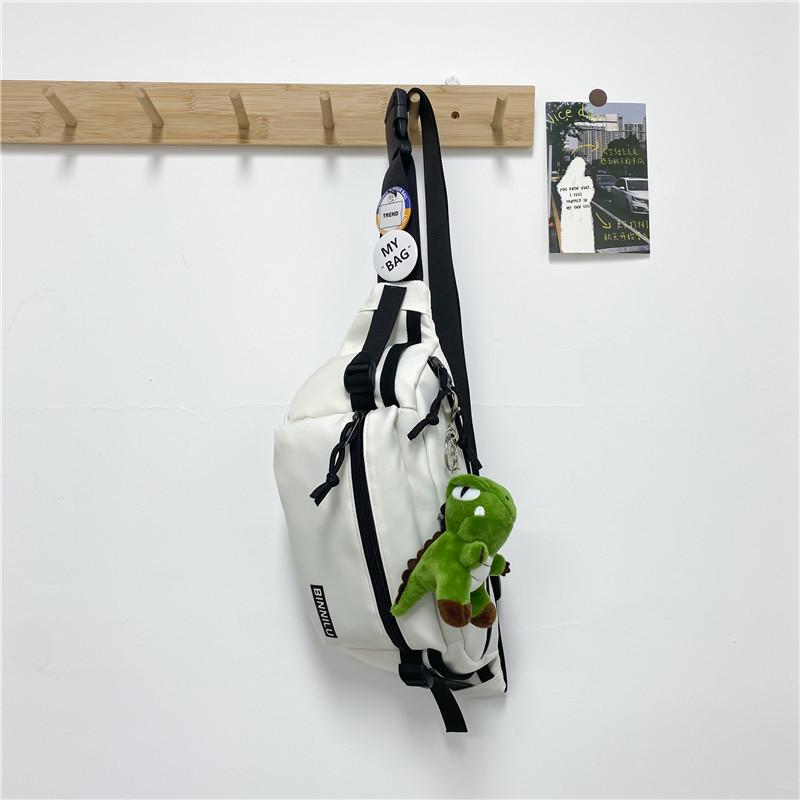 Modna unisexowa torba crossbody na klatkę piersiową i biodrowa do użytku codziennego, sportowego lub studenckiego