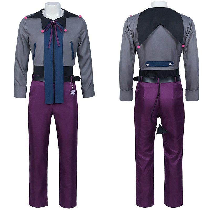 Blue Prison Cosplay Costume Bluelock Reo Meguru Casual Outfit Pudding Hat Plaid Pants Cosplay