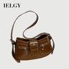 Niche Design Saddle Bag Simple Retro Underarm Bag