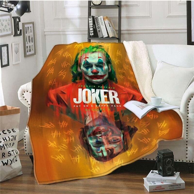 Blanket Sofa Bed Blanket Super Soft Warm The Crow The Joker 3D Print Blanket Cover Fleece Throw Blanket