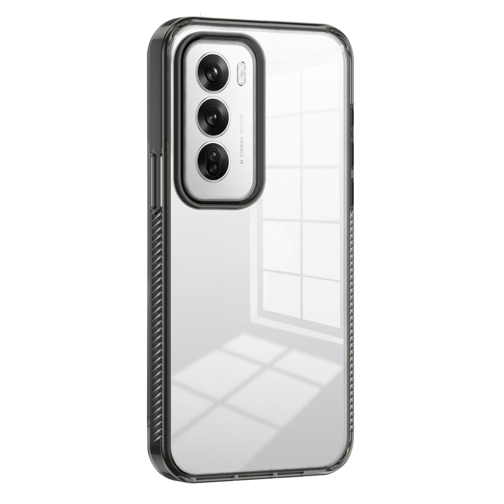 For Oppo Reno12 5G (Global) Clear Phone Case TPU+PC Anti-Slip Drop-Proof Back Cover