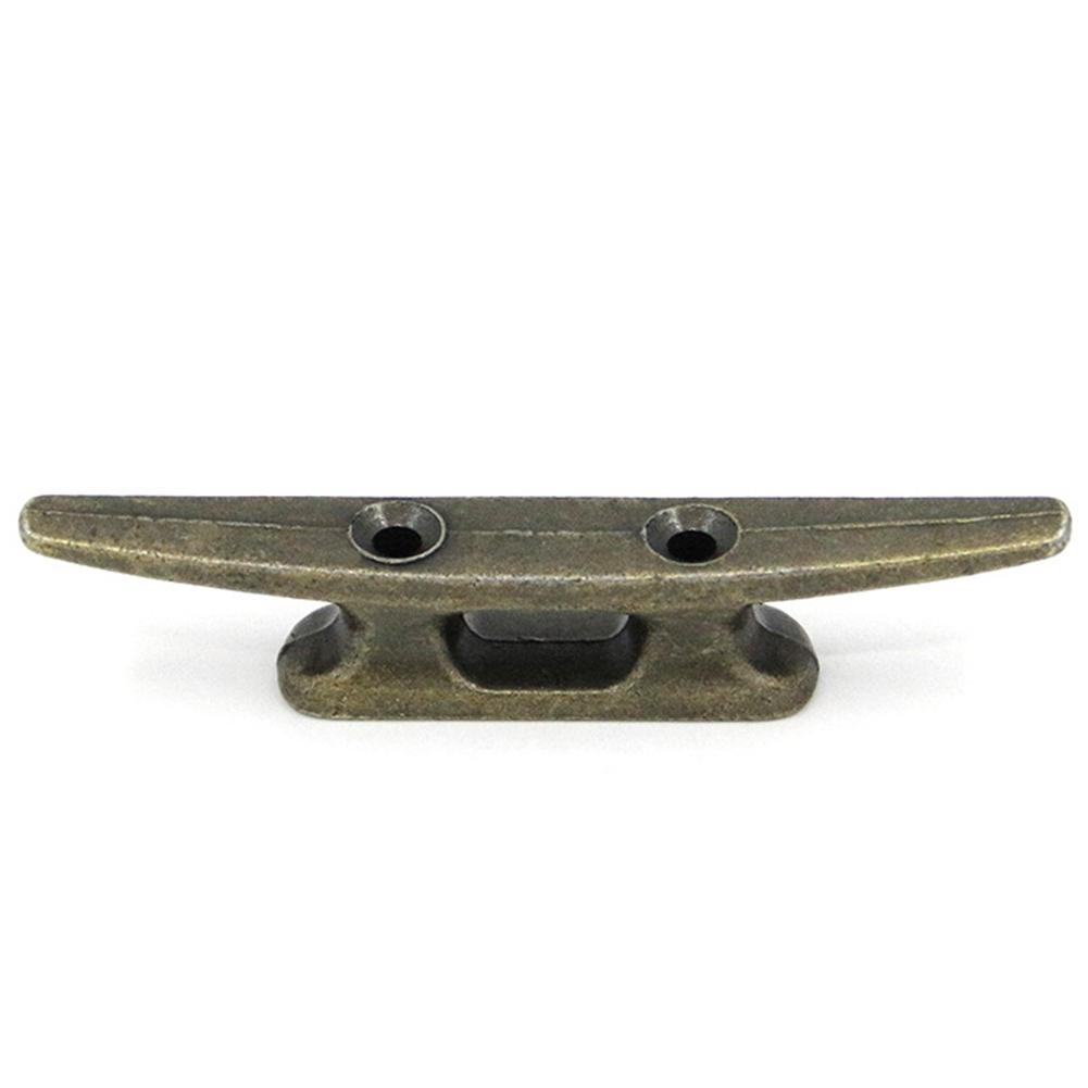 Classy-Boat Dock Cleat 4 Inch For Mooring Boat Bronze Host Cast Iron Suitable For Nautical Beach Lake Maritime Decor