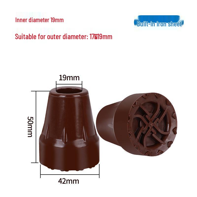 Non-slip Wear-resistant Quad Cane Rubber Feet Covers
