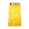 Girls Hawaiian Grass Hula Skirt Costume Set Vibrant Color Performance Dress with Flower Decor for Birthday Party Decor