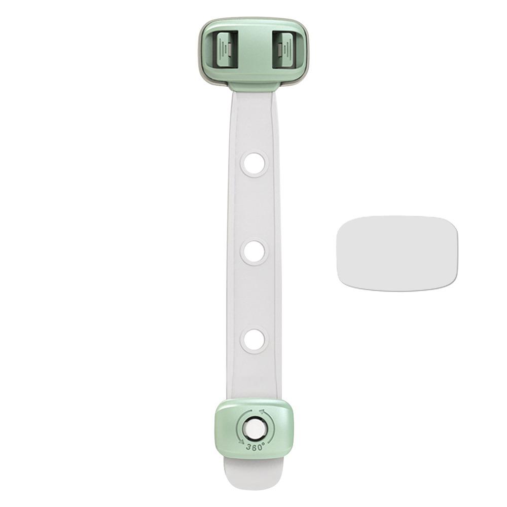 Dual Button Child Safety Lock Plastic Locker Buckle Toilet Lock  Home Security Protection