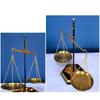 Antique Metal Balance Sculpture Vintage Justice Libra Scale Statue for Elegant Farmhouses Home and Office Decoration