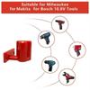 Wall Mounted Battery Holder Fixed Bracket Installation Base Battery Storage Holder Buckle System for Makita/ Milwaukee/ Bosch