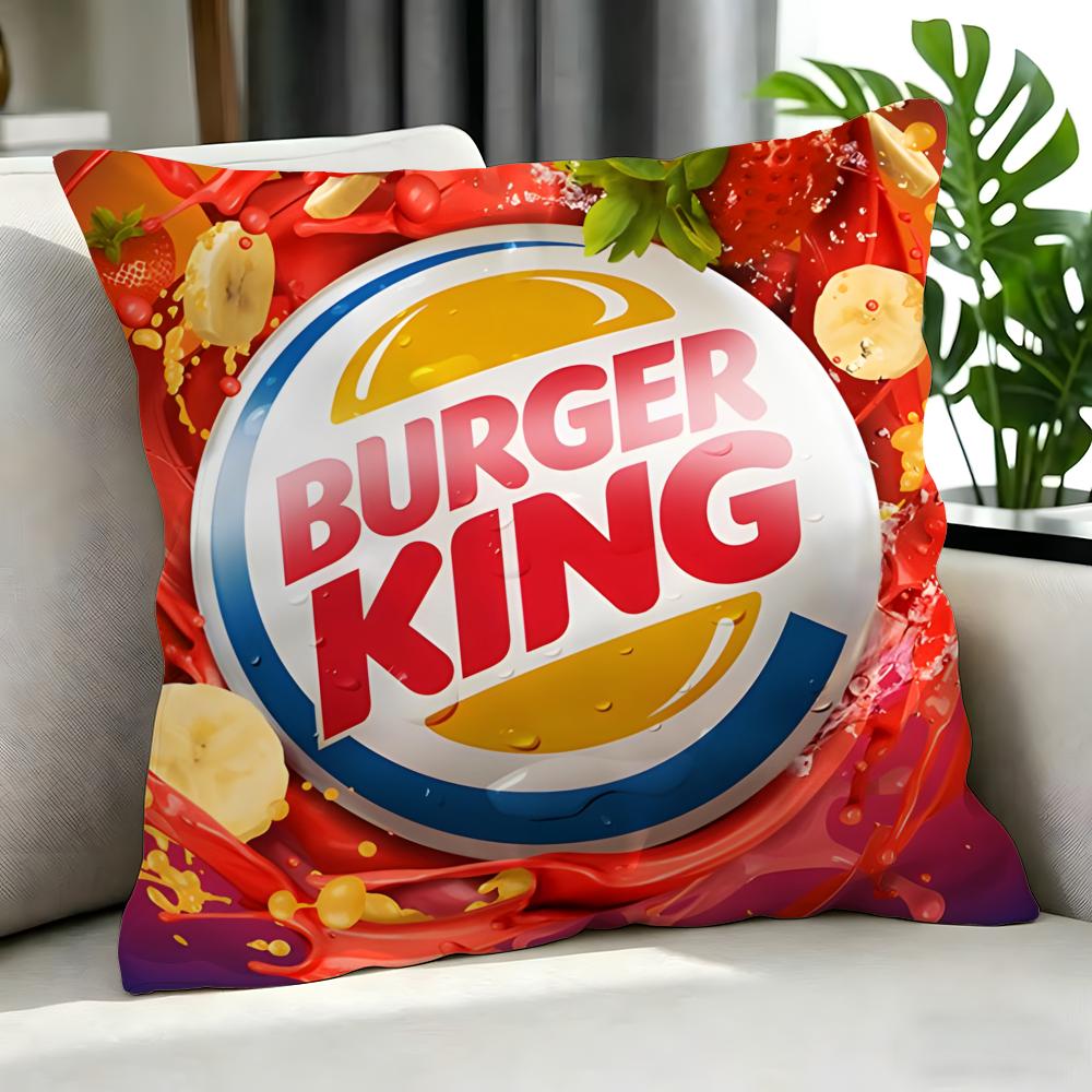 Brand Burger King Cushion Cover Cushion Cover Set 4Pcs 50X50 45X45 40X40 Pillowcase Decorative Sofa Home Decor