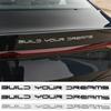 3D ABS Bauen Sie Ihre Träume Auto Kofferraum Logo Abzeichen Emblem Aufkleber Für BYD Dolphin Seal Han Tang EV Song Yuan Plus Atto 3 Qin