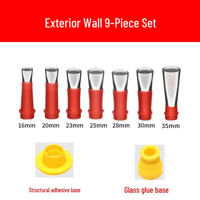 Stainless Steel Integrated Glue Gun and Glass Dispensing Nozzle
