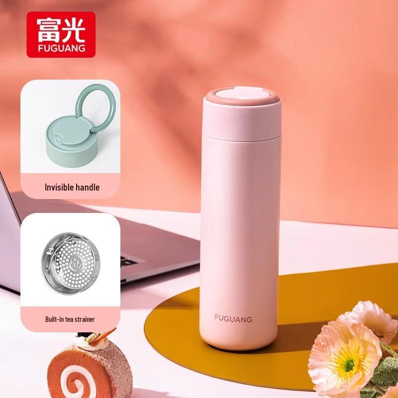 Fuguang 304 Stainless Steel Insulated Sports Water Bottle with Straw