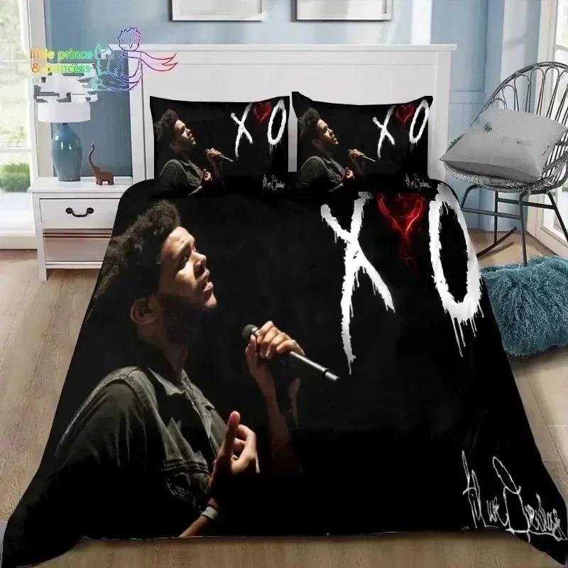 Comforter 3D Print Xo The Weeknd Bedding Set Single Twin Full Queen King Size Bed Set Adult Kid Bedroom Bedding Gift