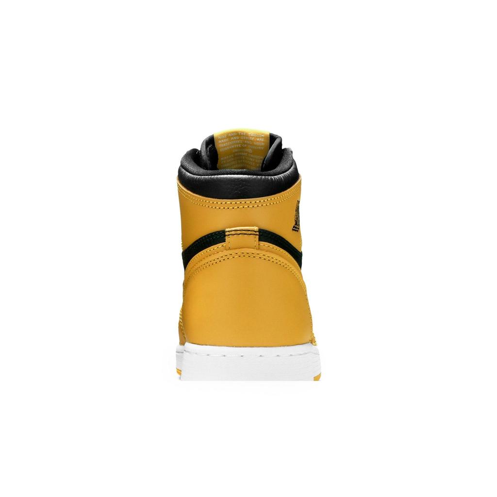 Air Jordan 1 Retro High OG Grade School 'Pollen' (Unisex) Pollen / Black / White Kids' Basketball Shoes 575441 701