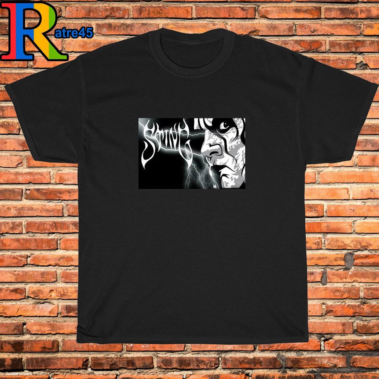 Men s and Women s T-shirts Sting Face Wrestling Legend XL