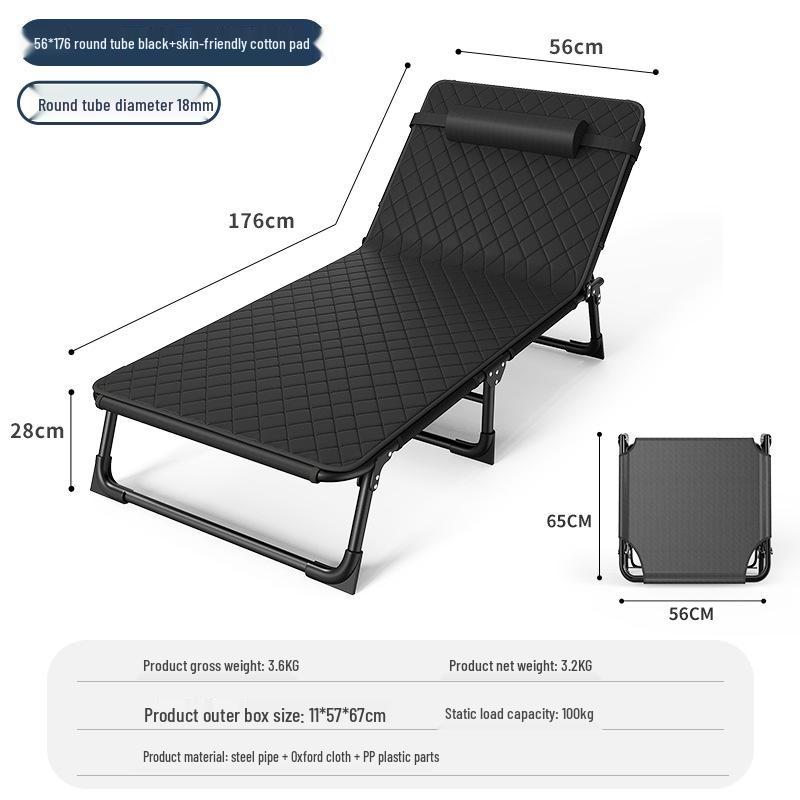 Portable Multifunctional Foldable Nap Bed for Office, Home, and Camping