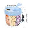 Cute Large Pill Dispenser Storage Container Anti-Mix Moisture-proof Portable Travel Bottle Organizer With Wide Opening Easy Use