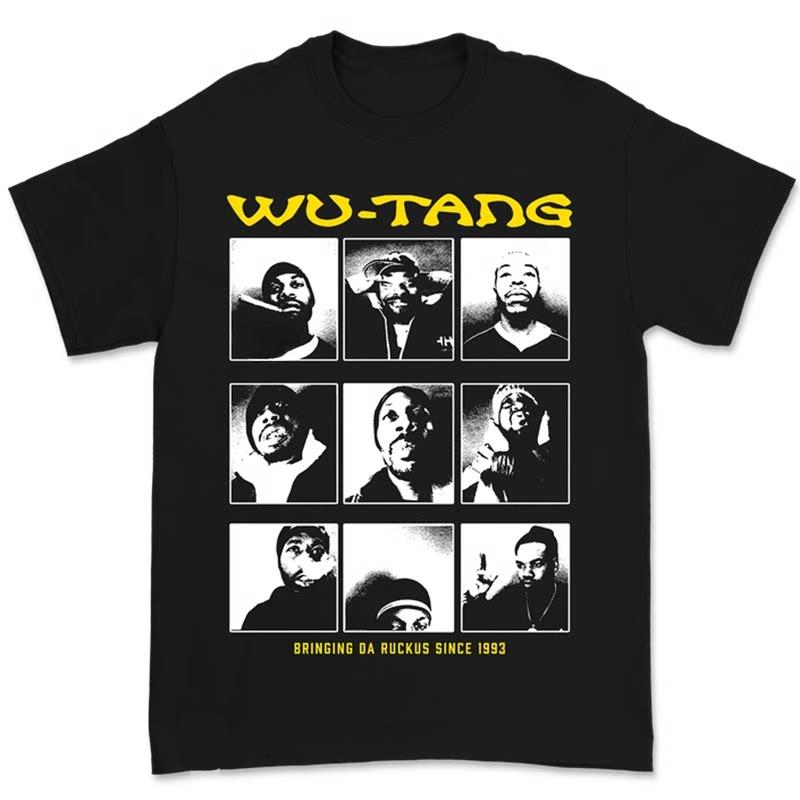 ZX Legendary Rap Group Wu Tang Clan Casual Tshirt Mens and Womens Luxury Band Brand Top 2026 New Band