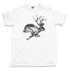 Jackalope Bigfoot Nessie UFO Alien Cryptid Camping Graphic T Shirt Unisex Tee