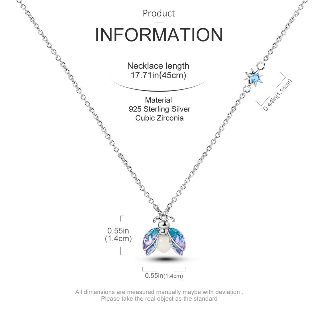 New 925 Silver Necklace Zircon Heart Butterfly Simple Necklaces For Women Anniversary Birthday Jewelry Gift Female