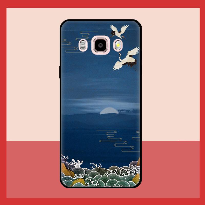 

Art Crane Waves Cover For Samsung Galaxy J4 J6 Plus J8 A6 A8 A7 A9 2018 J1 A3 A5 2016 J7 J5 J3 2017 Case A7 2018 - A750