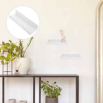 Wandbehang Fotorahmen Bilder Regal für Schlafzimmer Regale mit Leiste schwebendes Wohnbuch