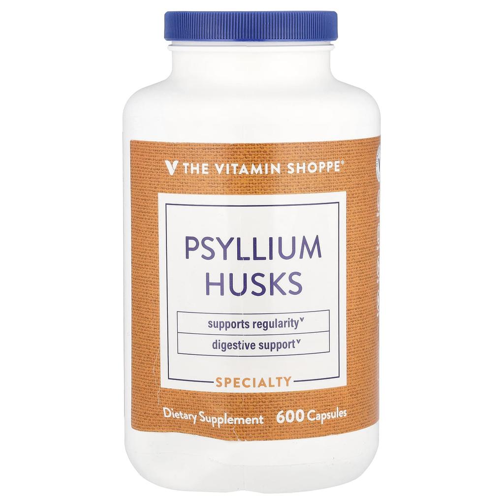 Psyllium Husk, 600 Capsules (720 Mg Per Capsule)