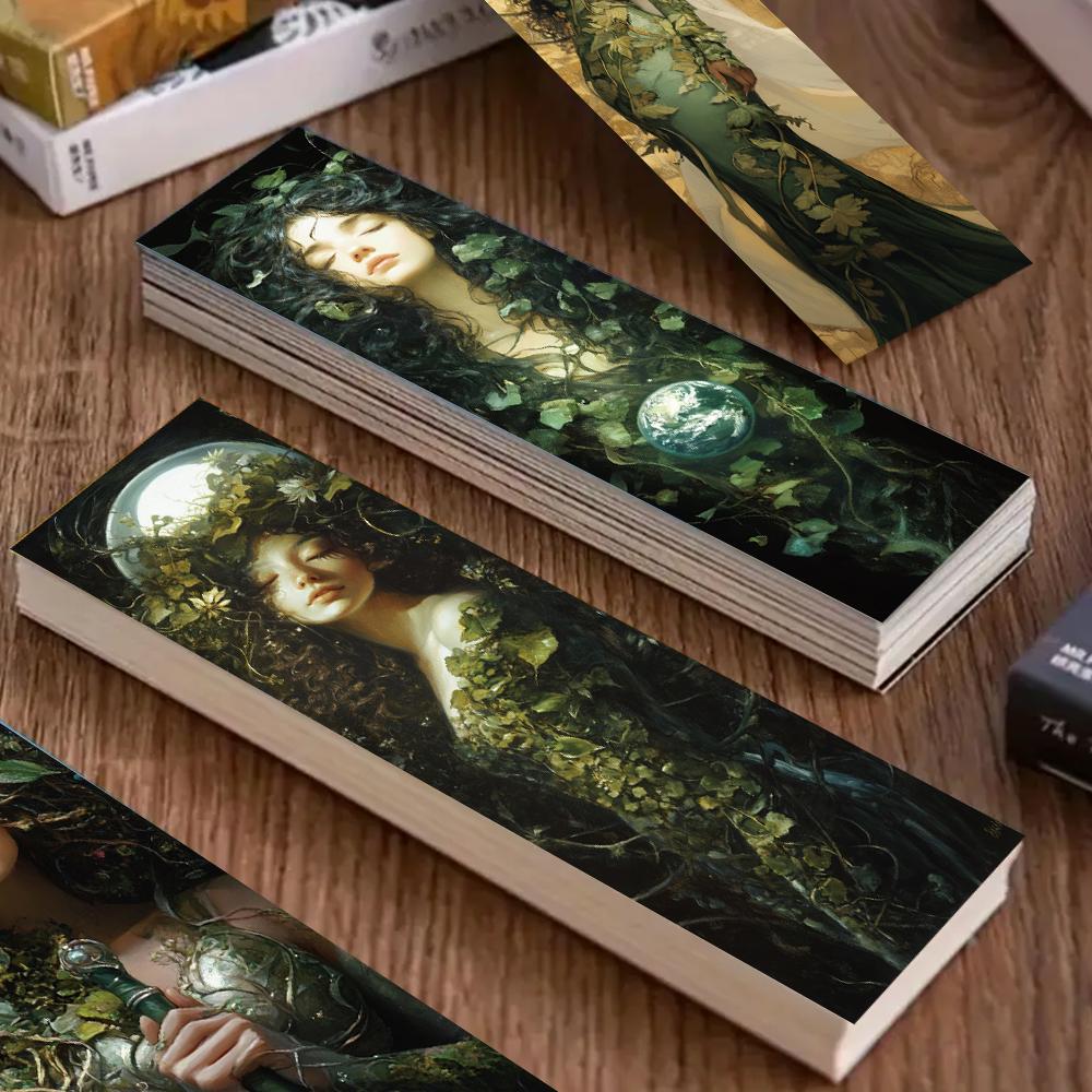 32pcs, Forest-style girl bookmarks, suitable for back-to-school season, Christmas, Halloween, teachers, readers, and birthdays.