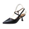 Spring and Autumn new pointed-toed stiletto sandals femininity high heels women's bag head empty single shoes