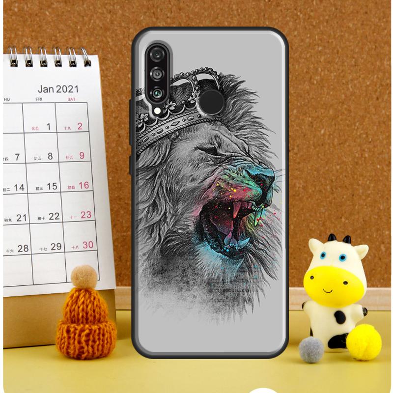 Roaring Lion For Huawei Nova Y61 Y60 Y70 Y72 Y73 Y90 Y91 12i 11i 3i 7i 8i 9 10 SE P20 P40 P30 Lite Case