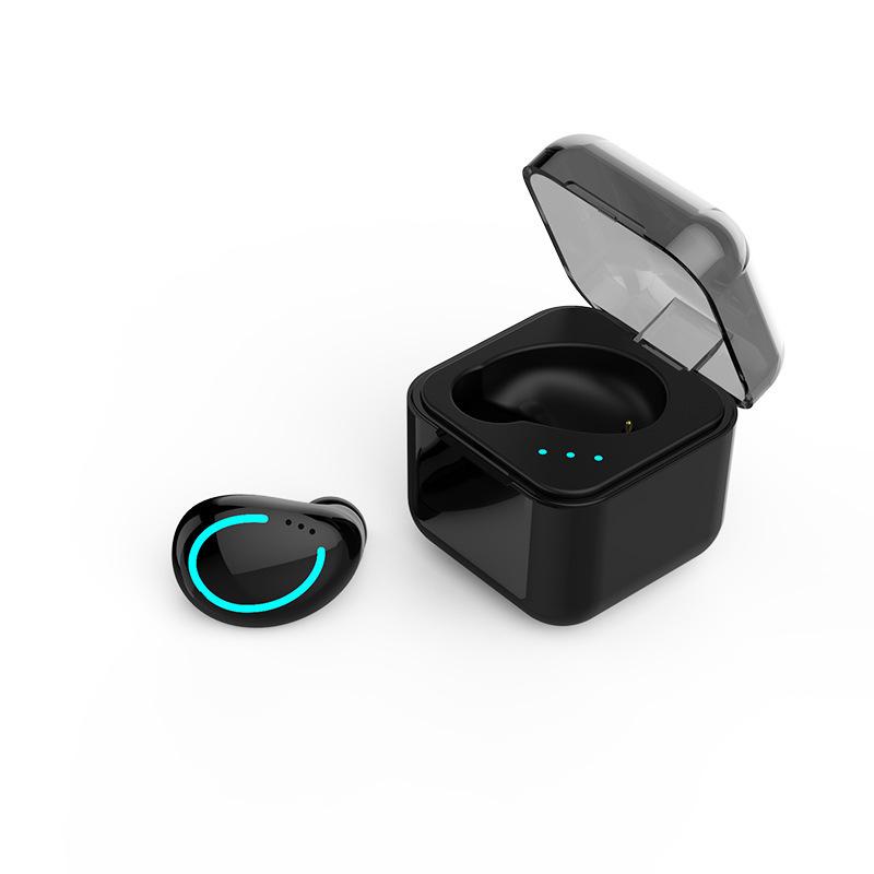 B8 Mini Invisible TWS Noise-Cancelling Bluetooth Earbuds with Charging Case