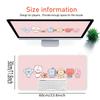 Kawaii Friends Collection Large Gaming Mouse Pad Nonslip Rubber Base Waterproof Desk Mat For Office Pc Laptop