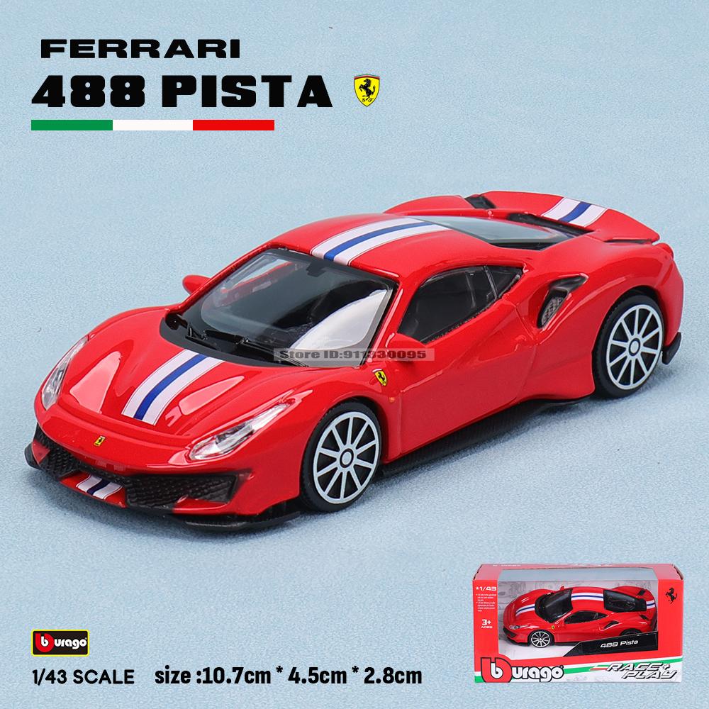 Bburago 1:43 Multiple styles Ferrari Purosangue sp2 488GTB 250GTO SF90 ROMA alloy luxury car die-casting car model toy gift
