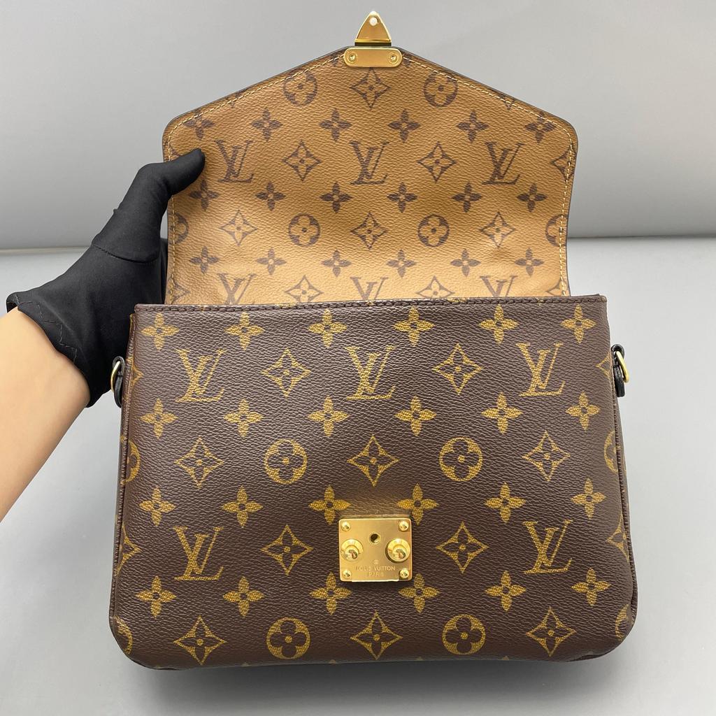 [Pre-Owned] Louis Vuitton Pochette Metis 'Brown Monogram Reverse Canvas' - Very Good #1SDUGIV