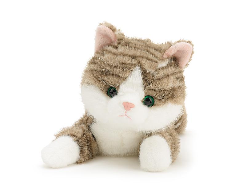 Huggable Realistic Cat Plush Toy - Perfect Sleep and Play Companion for Children, Great Girls' Birthday Gift