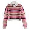 Superdry Stripe Crop High Neck Jumper