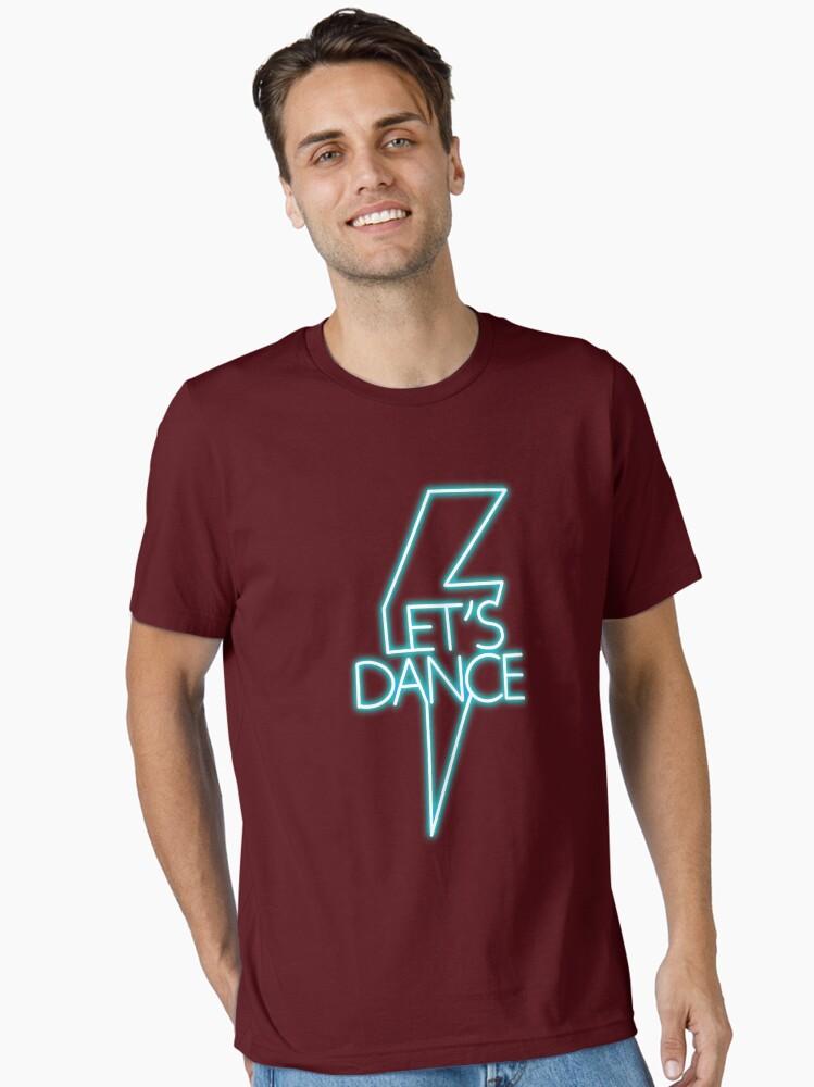David Bowie Lets Dance Bolt Blue Essential T-Shirt