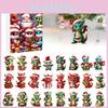 Enchanting Christmas Blind Box Advent Calendar Featuring 24 Adorable Dragon Ornaments