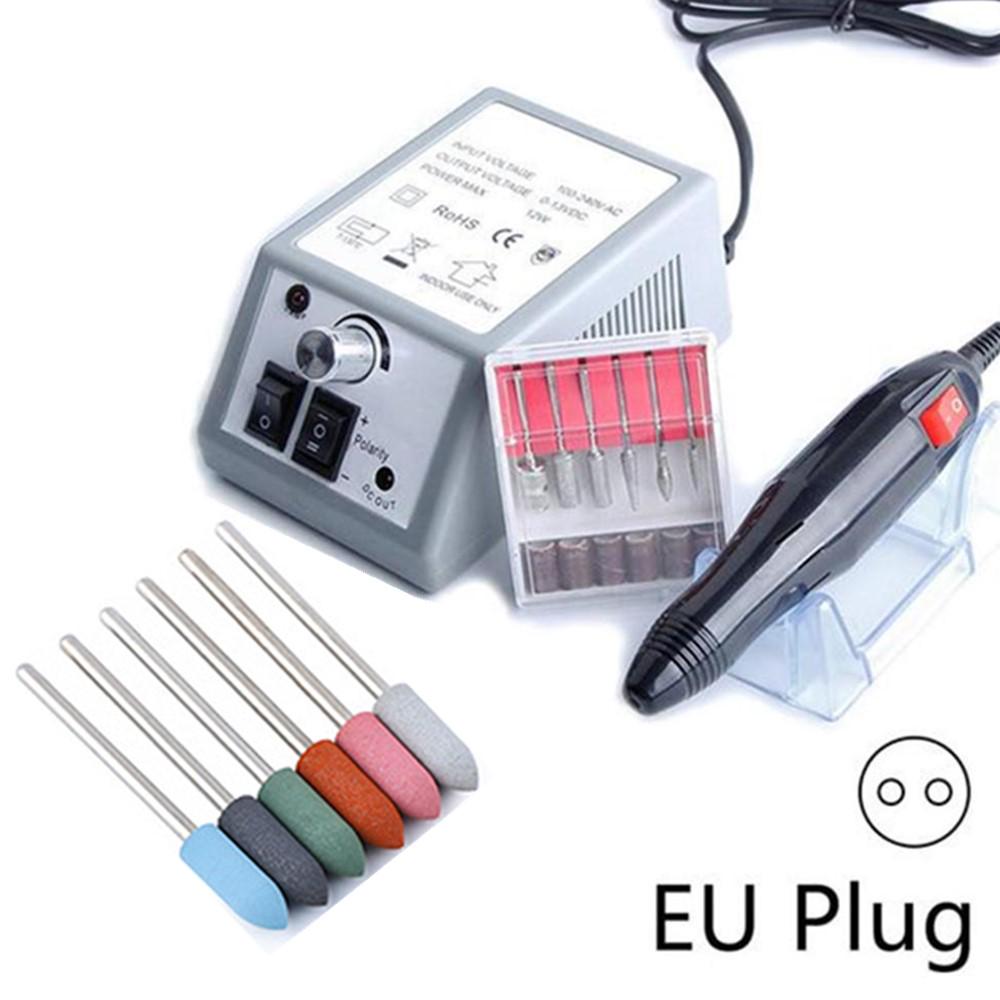 Elextric Apparatus Machine Milling Cutter Set Remove Gel Polish Nail Drill Bits Pedicure Tools