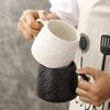 Stone Pattern European Ceramic Mug - Large Capacity Coffee, Tea, or Water Cup