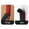 Silicone Door Stopper No-hole Kick Down Door Stop Anti-bumping Door Blocking Anti-trap Handle Windproof