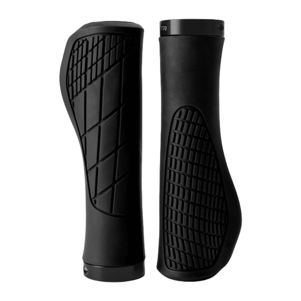 Mountain Bike Handlebar Grips with Aluminium Locks Single Locks On Bicycles Handlebar Grip Nonslip Cycling Handle Grips