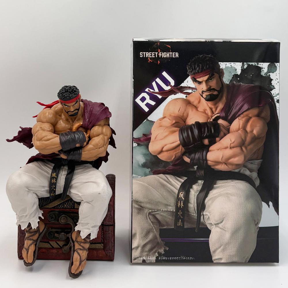 14cm Street Fighter Anime Game Figure Ryu Action Figure Storm Collectibles Model Doll Toy